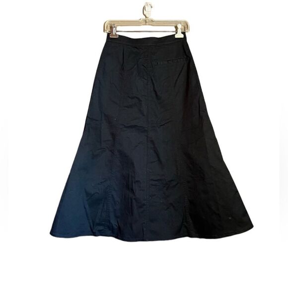 NWT! Uniqlo black chino front button long skirt. - Picture 10 of 10